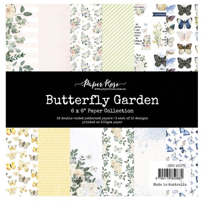 6X6 Paper Collection, Butterfly Garden