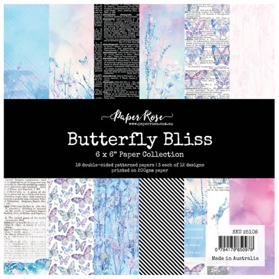 6X6 Paper Collection, Butterfly Bliss