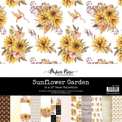 12X12 Paper Collection, Sunflower Garden