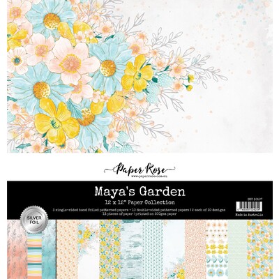 12X12 Paper Collection, Maya's Garden