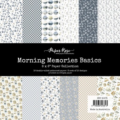6X6 Paper Collection, Morning Memories Basics