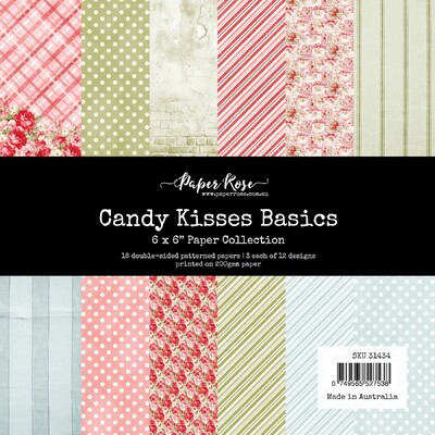 6X6 Paper Collection, Candy Kisses Basics