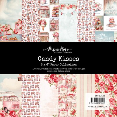 6X6 Paper Collection, Candy Kisses