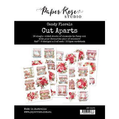 Cut Aparts Paper Pack, Candy Florals
