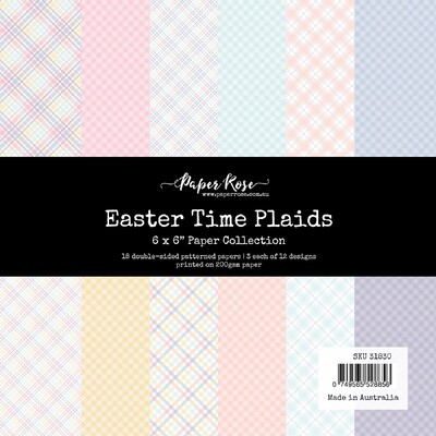 6X6 Paper Collection, Easter Time Plaids