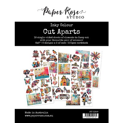 Cut Aparts Paper Pack, Inky Colour