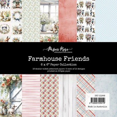 6X6 Paper Collection, Farmhouse Friends