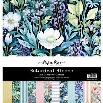 12X12 Paper Collection, Botanical Blooms
