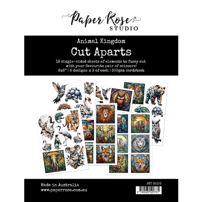 Cut Aparts Paper Pack, Animal Kingdom