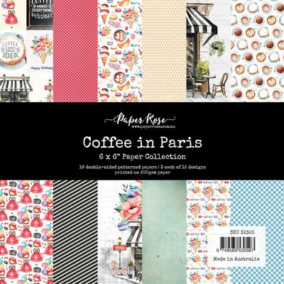 6X6 Paper Collection, Coffee in Paris