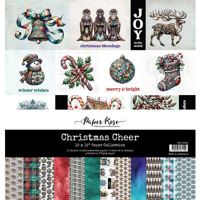 12X12 Paper Collection, Christmas Cheer