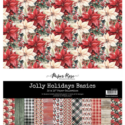 12X12 Paper Collection, Jolly Holidays Basics