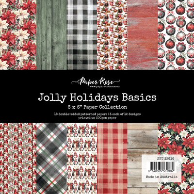 6X6 Paper Collection, Jolly Holidays Basics