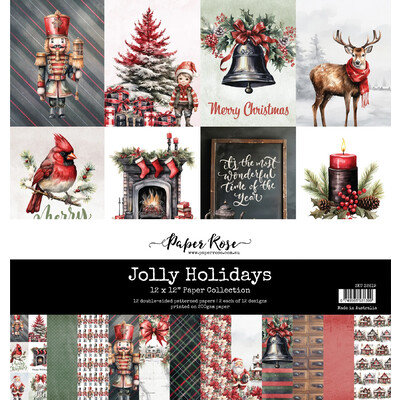 12X12 Paper Collection, Jolly Holidays