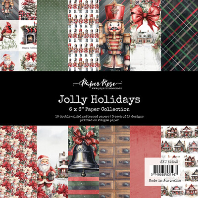 6X6 Paper Collection, Jolly Holidays