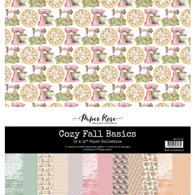 12X12 Paper Collection, Cozy Fall Basics