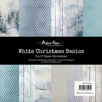 6X6 Paper Collection, White Christmas Basics