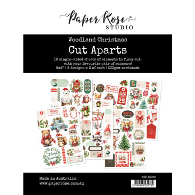 Cut Aparts Paper Pack, Woodland Christmas