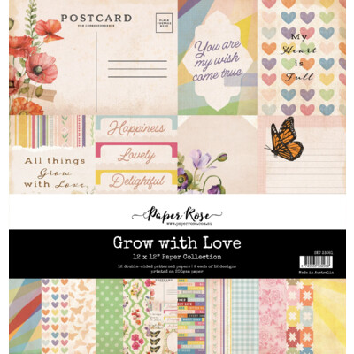 12X12 Paper Collection, Grow with Love