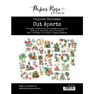 Cut Aparts Paper Pack, Tropical Christmas