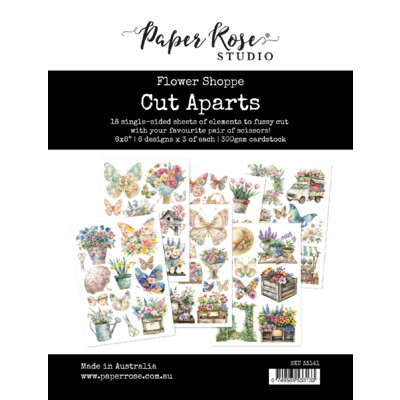 Cut Aparts Paper Pack, Flower Shoppe