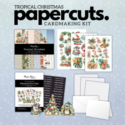 Papercuts Cardmaking Kit, Tropical Christmas