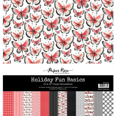 12X12 Paper Collection, Holiday Fun Basics