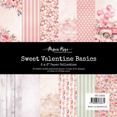 6X6 Paper Collection, Sweet Valentine Basics