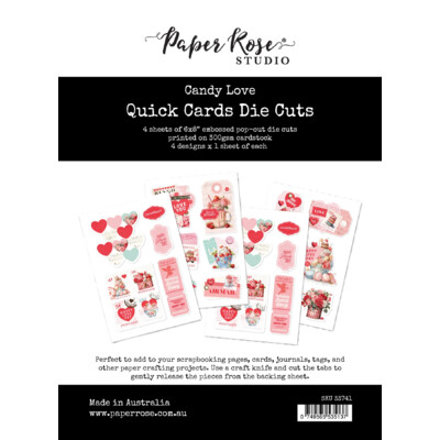 Quick Cards Die Cuts, Candy Love