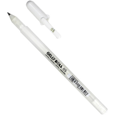Gelly Roll Classic Pen, 05 Fine - White
