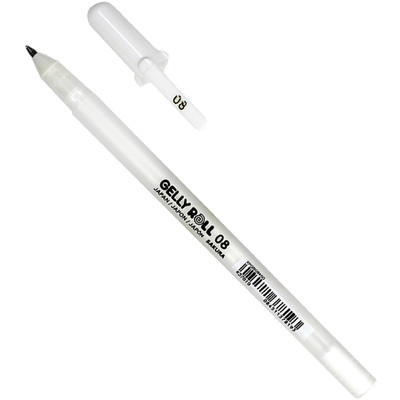 Gelly Roll Classic Pen, 08 Medium - White