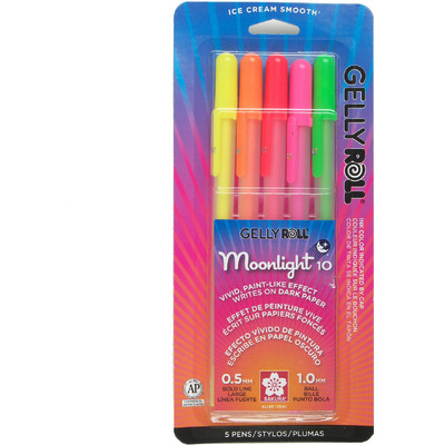 Gelly Roll Moonlight Pen Set, 10 Bold - Dawn Pack (5 pc)