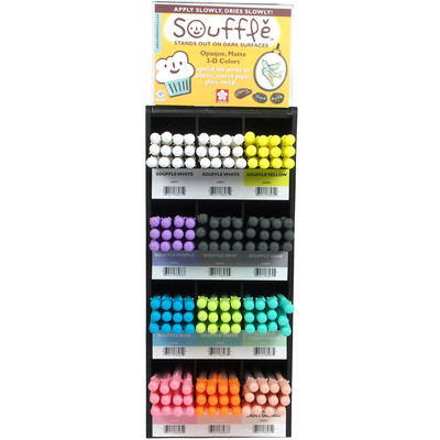 Display, Low Profile - Souffle 3-D Ink Pens (144 pc)