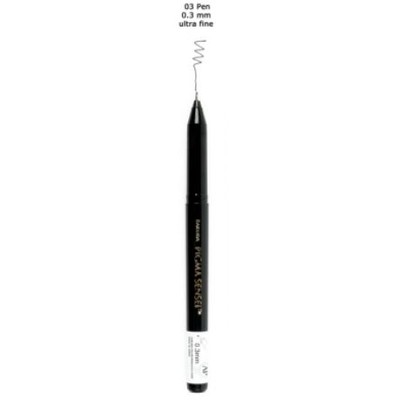 Pigma Sensei Pen, 03 (0.30mm) Ultra Fine Tip - Black