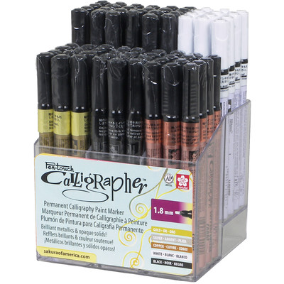 Display, Pentouch Calligrapher Markers - Fine 1.8mm (72 pc)
