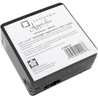 Zentangle Apprentice Tile Refill Pack - Black (140 pc)