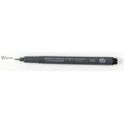 Microperm Pen, 05 (0.45mm) - Black