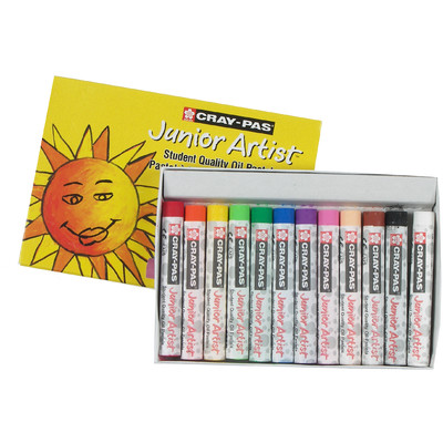 Cray-Pas Junior Artist Oil Pastel Set, 12 Colors (12 pc)