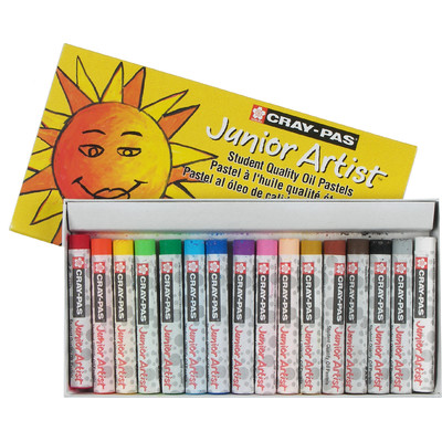 Cray-Pas Junior Artist Oil Pastel Set, 16 Colors (16 pc)