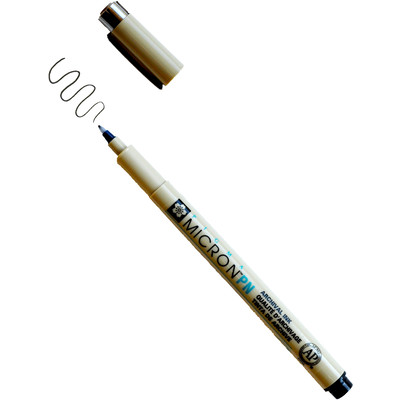 Pigma Micron PN Pen, Plastic Nib - Black
