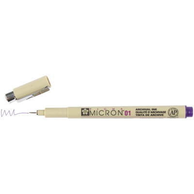 Pigma Micron 01 Pen, 0.25mm - Purple