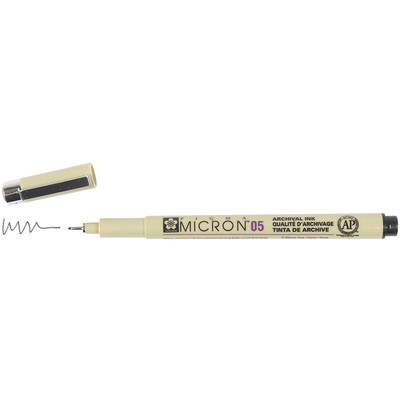 Pigma Micron 05 Pen, 0.45mm - Black