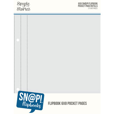 SNAP! 6X8 Flipbook Page Refills, 6X8