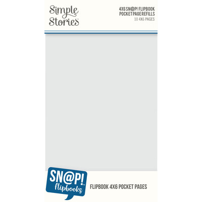 SNAP! 4X6 Flipbook Page Refills, 4X6