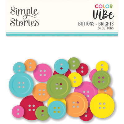 Color Vibe Buttons, Brights
