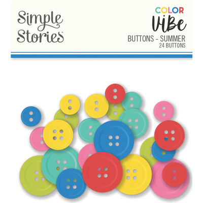 Color Vibe Buttons, Summer