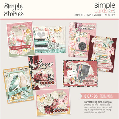 Simple Cards Card Kit, Simple Vintage Love Story