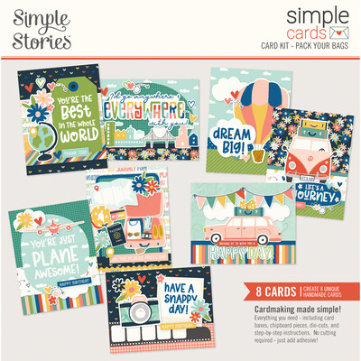 Simple Cards Card Kit, Pack Your Bags