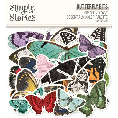 Butterfly Bits & Pieces, Simple Vintage Essentials Color Palette