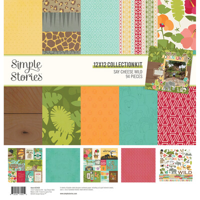 12X12 Collection Kit, Say Cheese Wild
